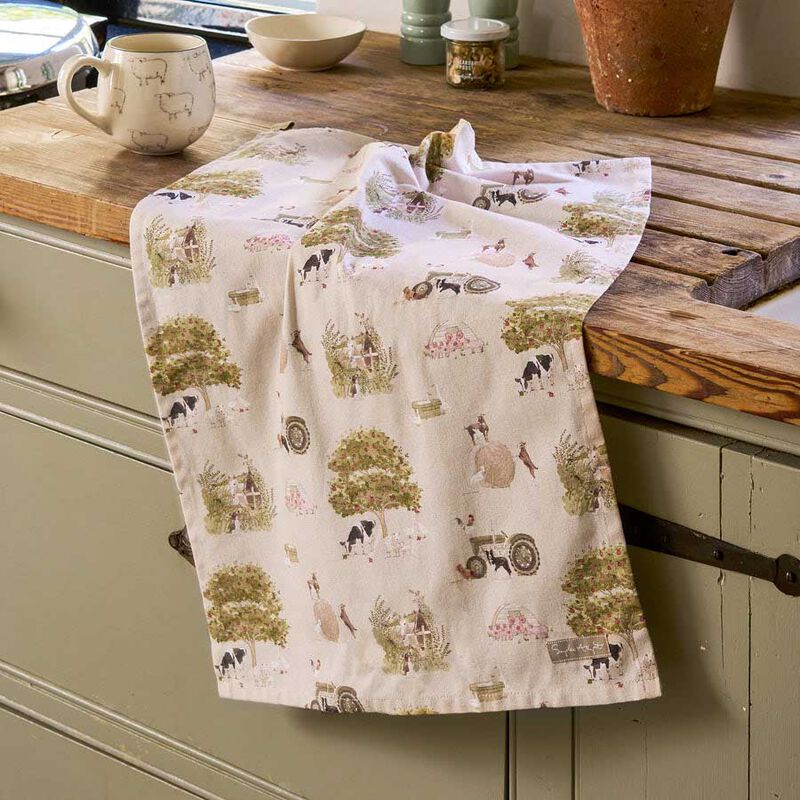 Sophie Allport Tea Towel - Farm Friends image number 3